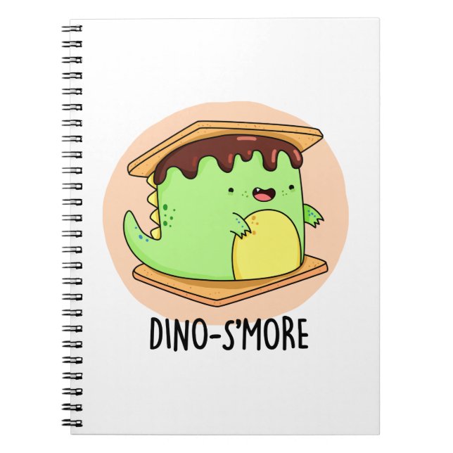 Carnet Dino-smore Blague drôle de dinosaure Smore  (Devant)