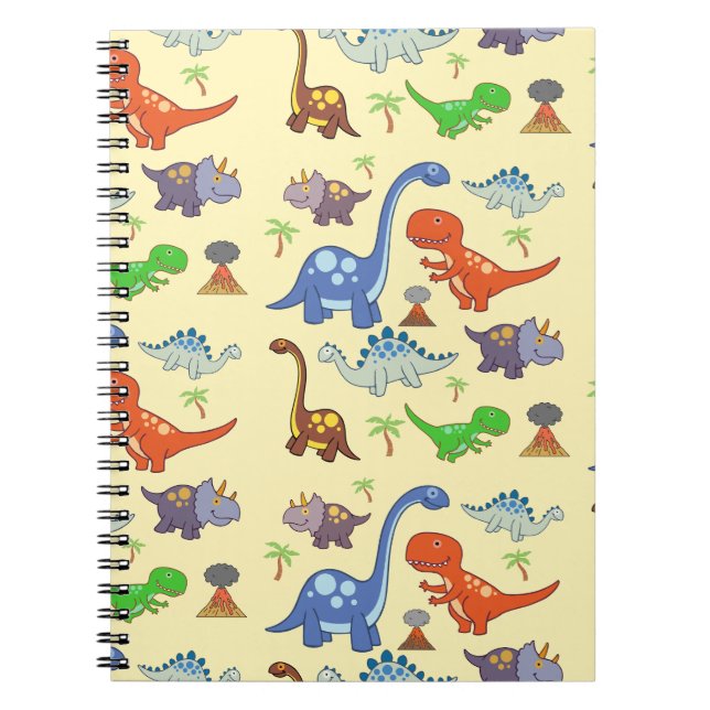 Carnet Dino World Spiral (Devant)