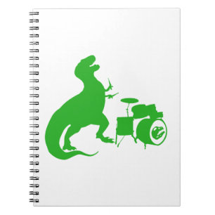 Carnet Dinosaur jouer de la batterie - Choisissez la coul