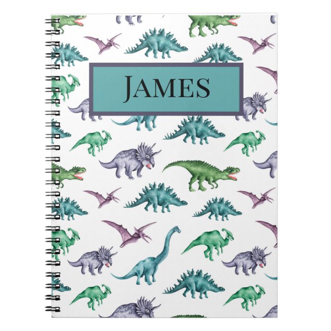 Carnet Dinosaur pour enfants (Devant)