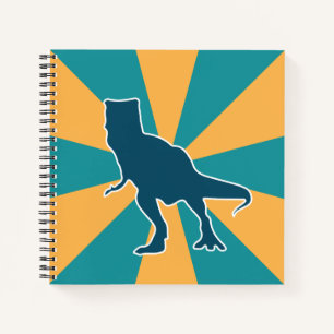 Carnet Dinosaur t-rex dessin animé coloré