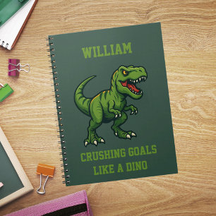 Carnet Dinosaur Tyrannosaurus Rex Jurassique citation