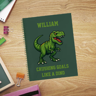 Carnet Dinosaur Tyrannosaurus Rex Jurassique citation
