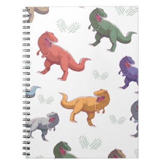 Carnet Dinosaure de dessin animé dino t rex Motif mignon