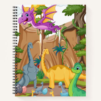 Carnet dinosaure pour enfants
