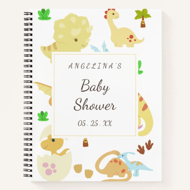 Carnet Dinosaures mignons  (Devant)