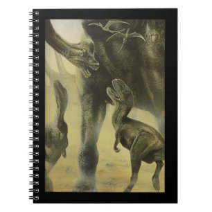 Carnet Dinosaures vintages, Torvosaurus et Brachiosaurus