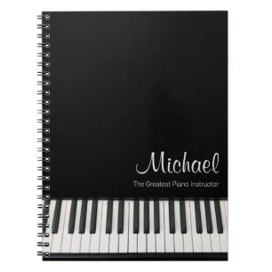 Carnet d'instructeur de piano le plus grand sur me