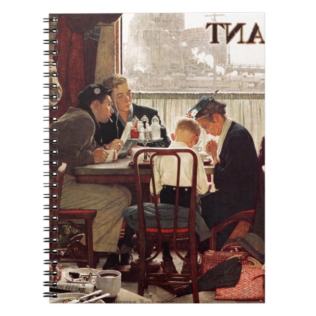Carnet Dire grâce par Norman Rockwell (Devant)