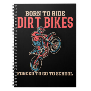 Carnet Dirt Bike Boy Motocross Lover