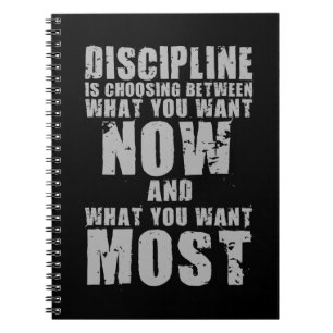 Carnet DISCIPLINE - mots de motivation