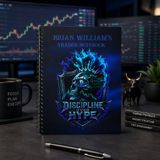 Carnet Discipline sur Hype Blue Glow Bitcoin Crypto