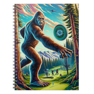 Carnet Disk Golf Bigfoot dans les bois