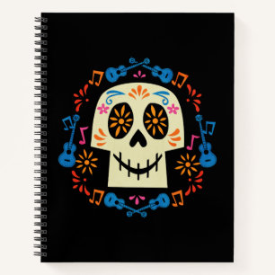 Carnet Disney Pixar Coco Crâne de sucre gothique