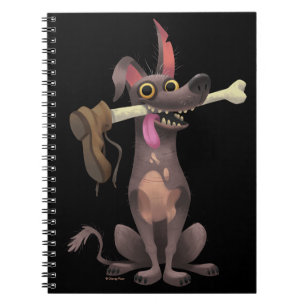 Carnet Disney Pixar Coco Dante Os drôle avec chaussur