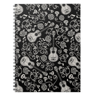 Carnet Disney Pixar Coco Guitare et Motif Rose
