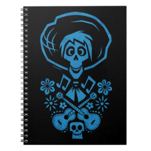 Carnet Disney Pixar Coco Hector Silhouette de guitare