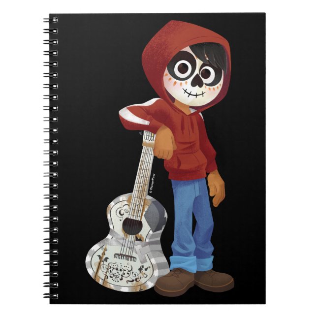 Carnet Disney Pixar Coco | Miguel | Se tenir avec la guit (Devant)
