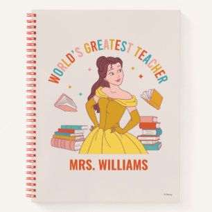 Carnet Disney Princess Belle   Le plus grand enseignant d