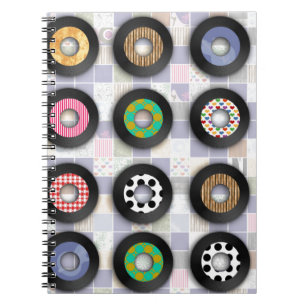 Carnet Disques Fun 45 Musique Nostalgique Mignonne