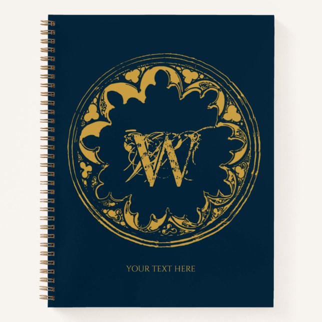 Carnet Distressed monogram (Devant)