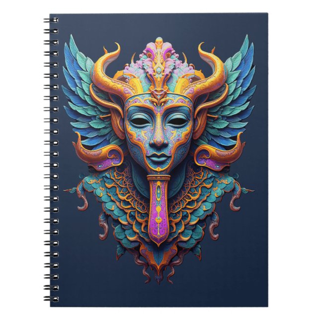 Carnet Divinité ailée mystique (Devant)