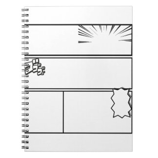 Carnet DIY Manga Panel 3– Customizable Japanese Comic