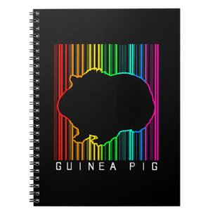 Carnet DJ Guinea Pig Techno Edm Animal Rave Star Rainbow