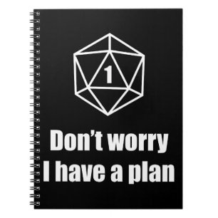 Carnet DnD - ne vous inquiétez pas, j'ont un plan