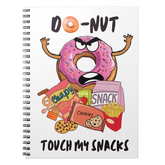 Carnet Do-nut touche mes snacks (Devant)