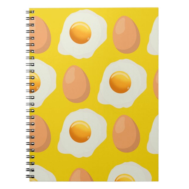 Carnet d'oeufs et d'oeufs frits jaunes ! (Devant)