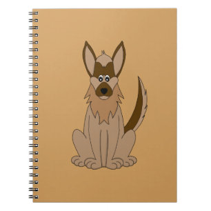 Carnet Dog Cartoon Amazing German Shepherd