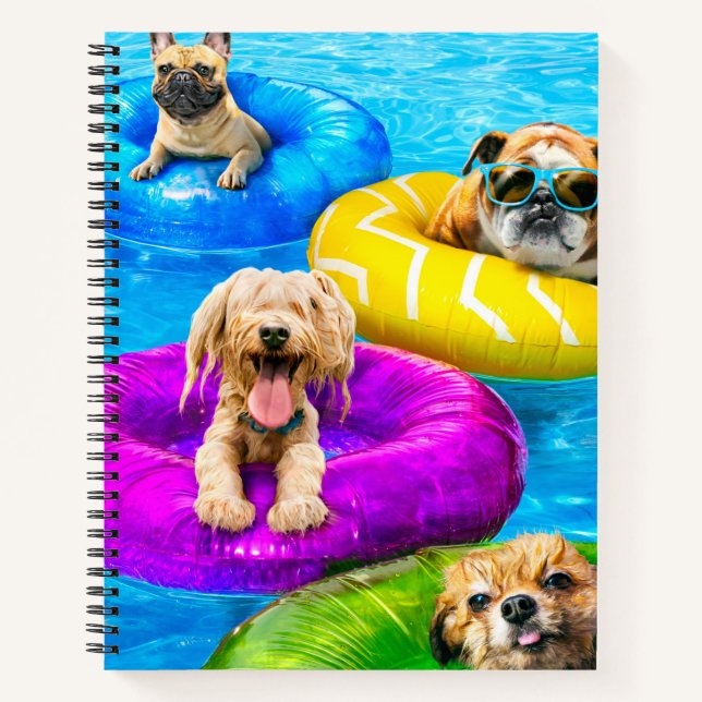 Carnet Dog Pool Party (Devant)