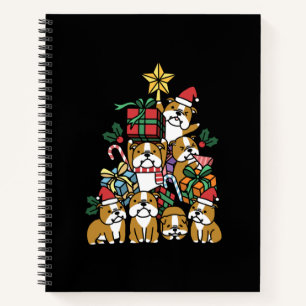 Carnet Don de chien Christmas Tree English Chien de tau