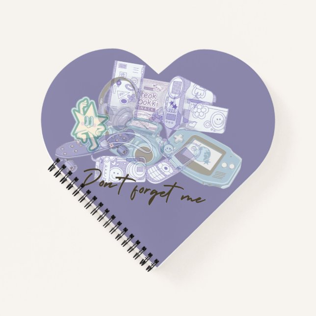 Carnet Don’t Forget Me – Nostalgic 2000s Memories  (Devant)