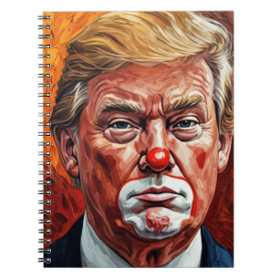 Carnet donald trump clown 