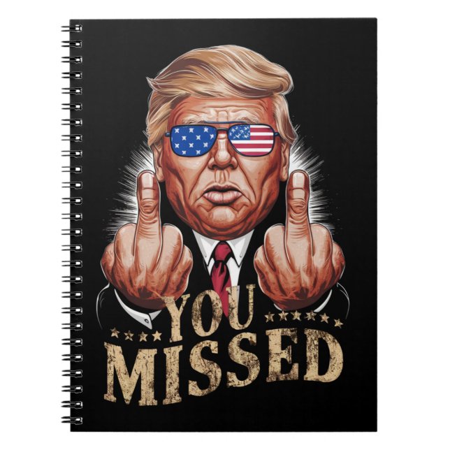 Carnet Donald Trump - L'élection américaine vous a manqué (Devant)