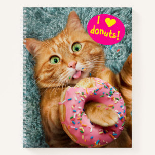 Carnet Donut mangeur de chats