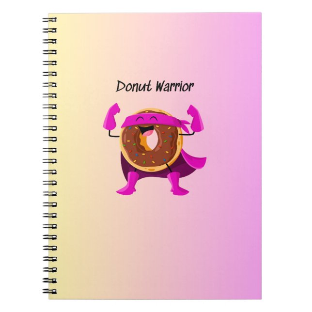 Carnet Donut Warrior (Devant)