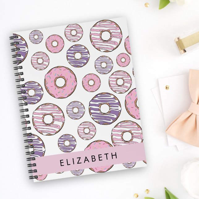 Carnet Donuts Roses, Donuts Violets, Saupoudrages, Votre  (Créateur téléchargé)