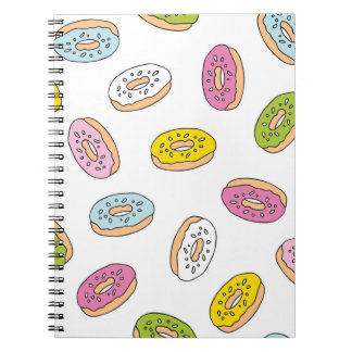 Carnet Doodle beiguts motif, design sans soudure.