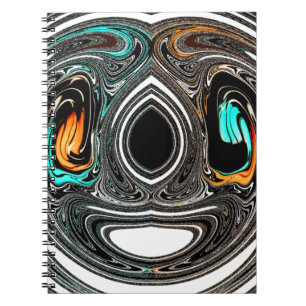 Carnet Doodle ethnique africain Zebra texturé Art Imprime