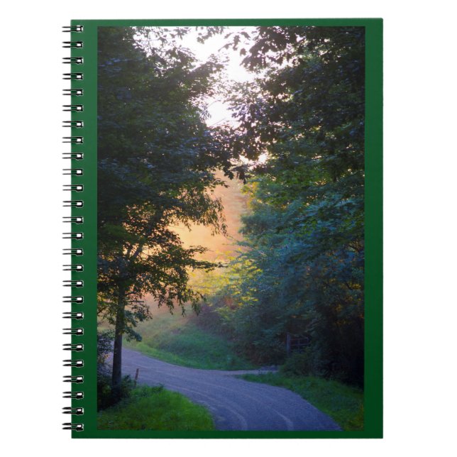Carnet d'or de photo de paysage de nature de (Devant)