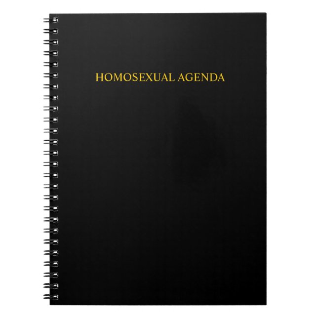 Carnet "d'ordre du jour homosexuel" (Devant)