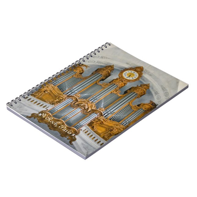 Carnet d'organe de St Roch (Côté gauche)