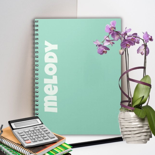 Carnet Dortoir à la menthe moderne (Créateur téléchargé)