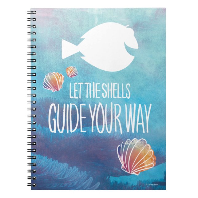Carnet Dory | Laissez les coquilles guider votre chemin (Devant)
