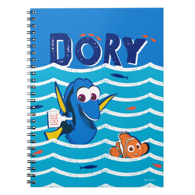 Carnet Dory & Nemo Aimer nager (Devant)