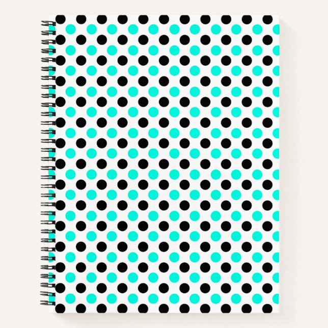 Carnet Dot Duo : Pop Moderne sur fond Blanc (Devant)