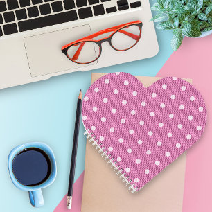 Carnet Dotty Délicieux Spiral Rose